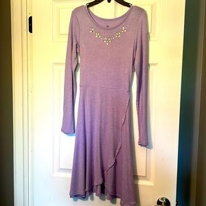 Lavender knit dress
